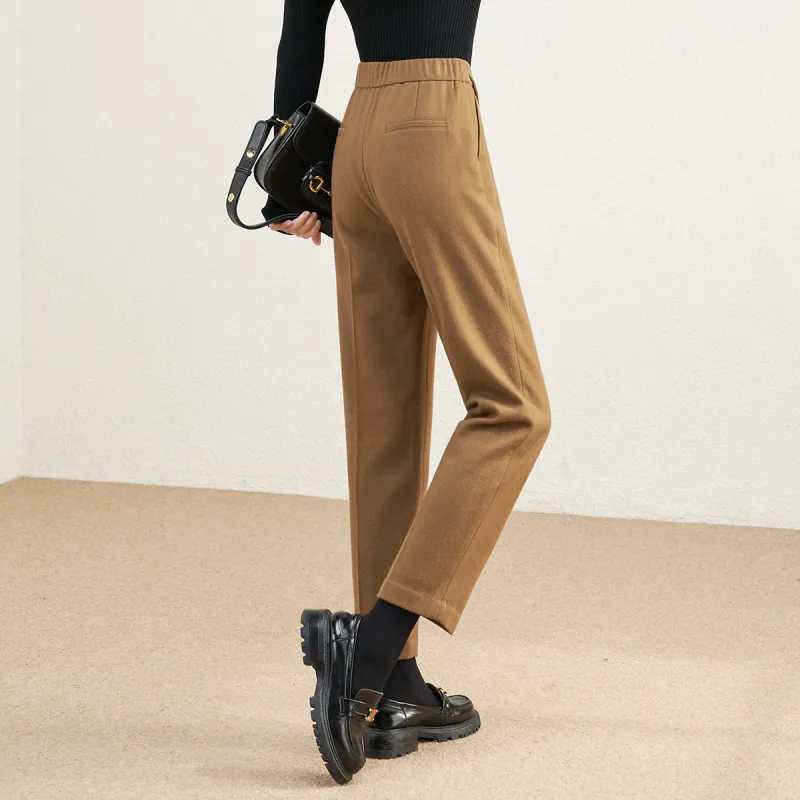 YALIDA Casual Pants Women's Camel-4