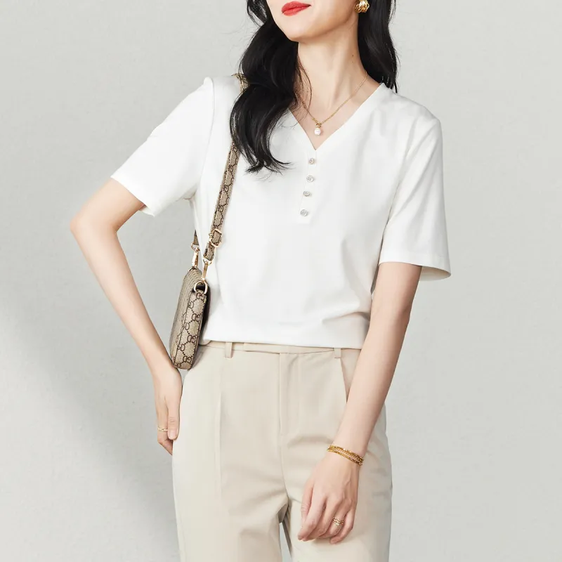 YALIDA T Shirts Women's-19