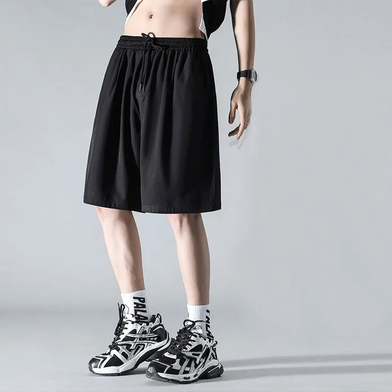 K411 Casual Shorts Unisex Black-2
