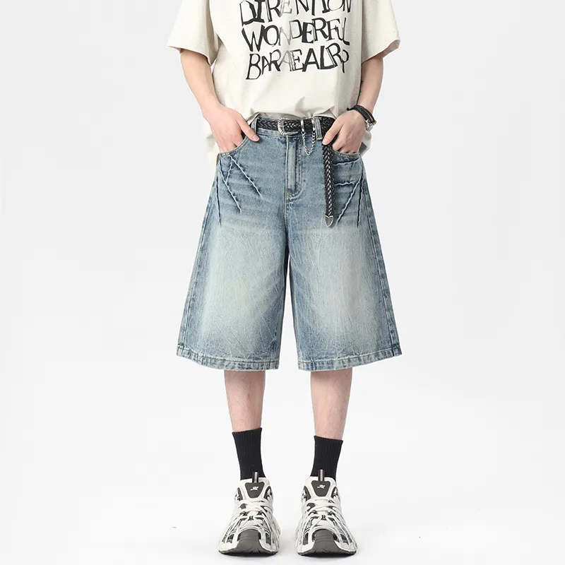 K411 Denim Shorts Unisex-6