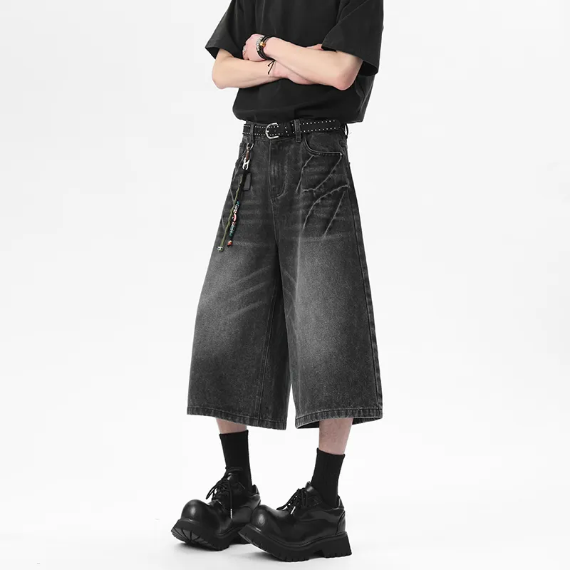 K411 Denim Shorts Unisex-2