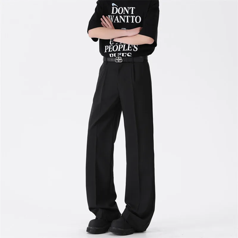 K411 Casual Pants Unisex Black-2