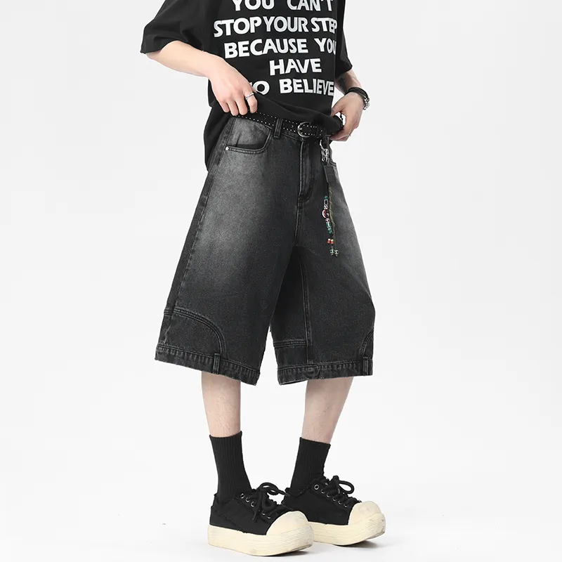 K411 Denim Shorts Unisex-9