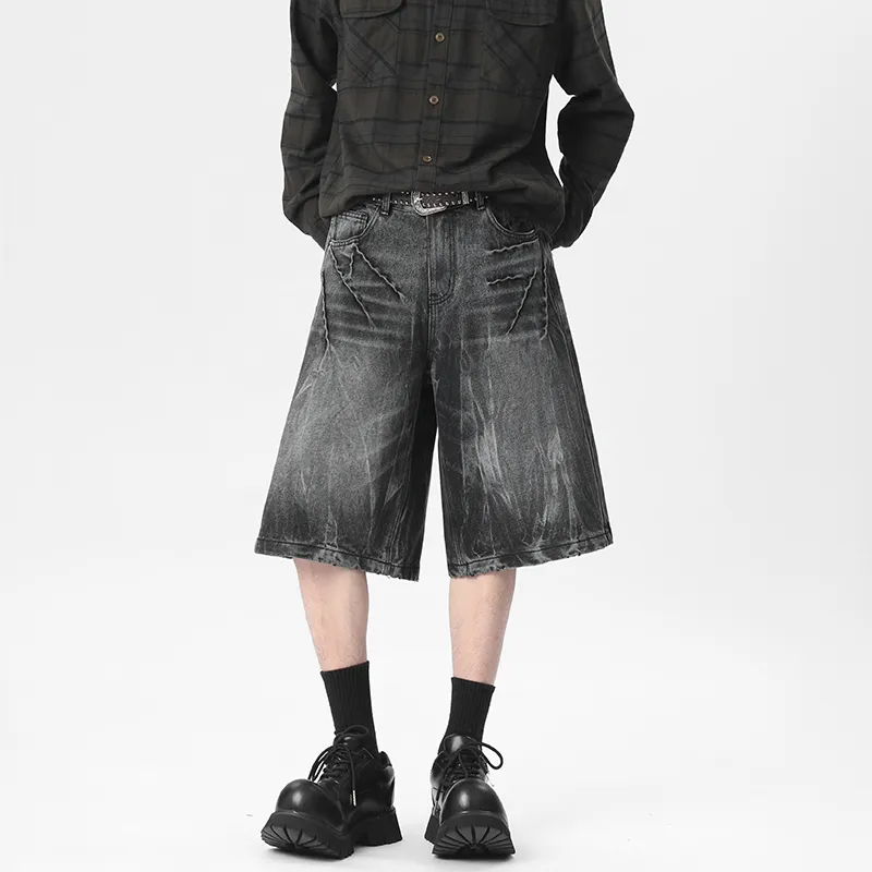 K411 Denim Shorts Unisex-1