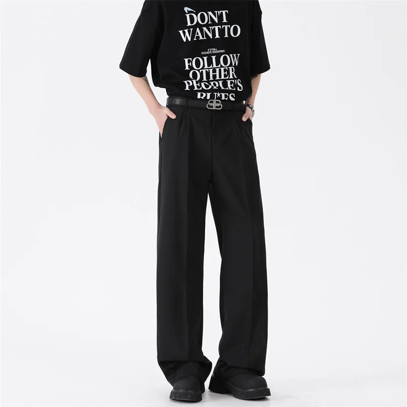 K411 Casual Pants Unisex Black-4