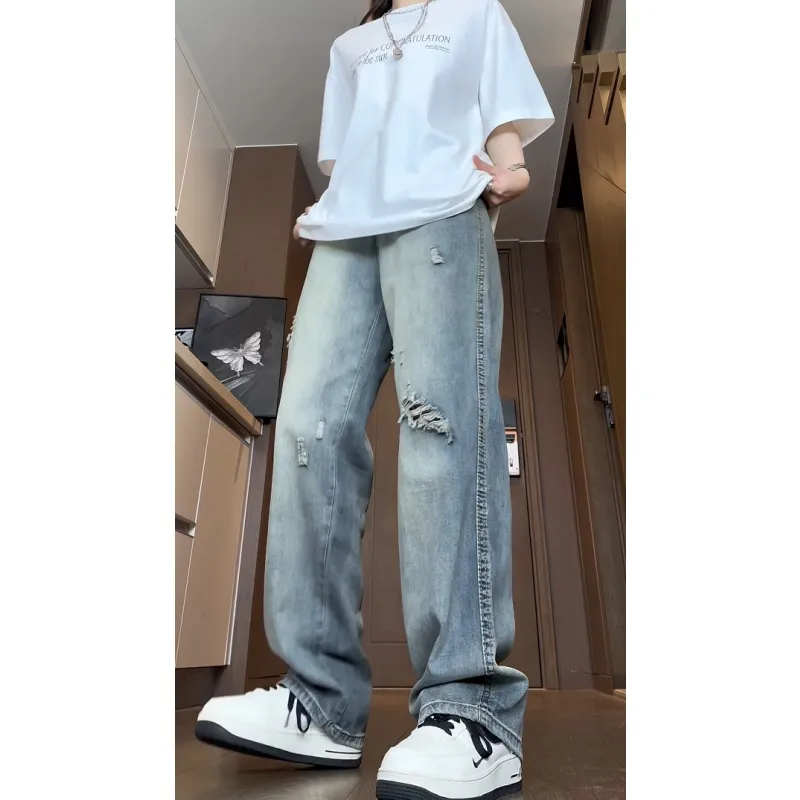 K411 Jeans Unisex Washed Color-2