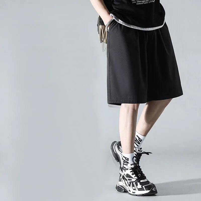 K411 Casual Shorts Unisex Black-4