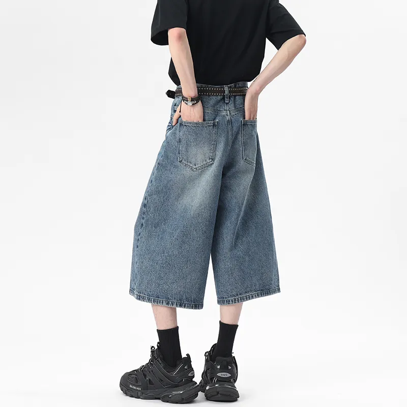 K411 Denim Shorts Unisex-9
