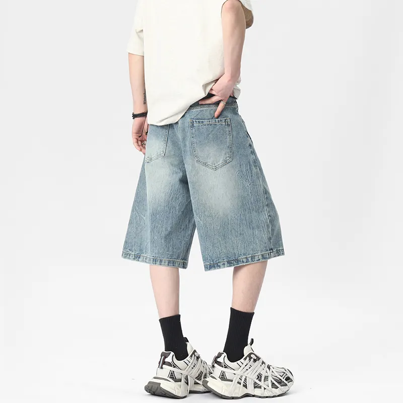 K411 Denim Shorts Unisex-7