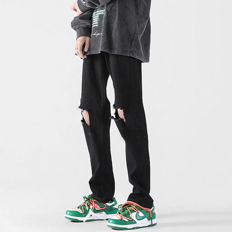 K411 Jeans Unisex Black-5