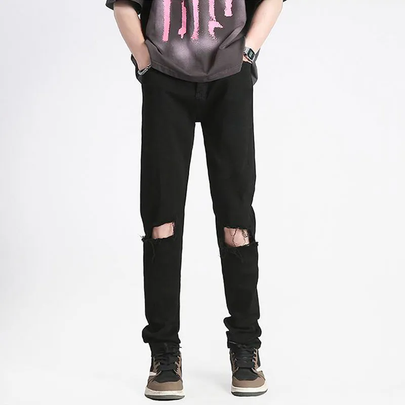 K411 Jeans Unisex Black-4