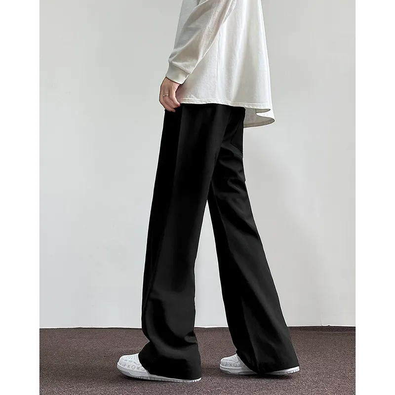K411 Casual Pants Unisex Black-2