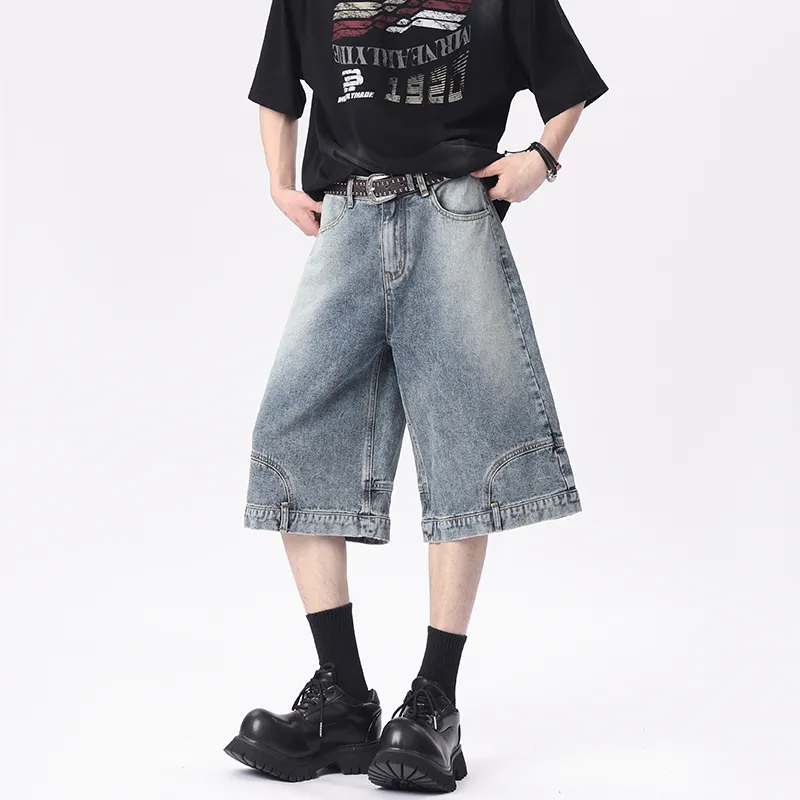 K411 Denim Shorts Unisex-2