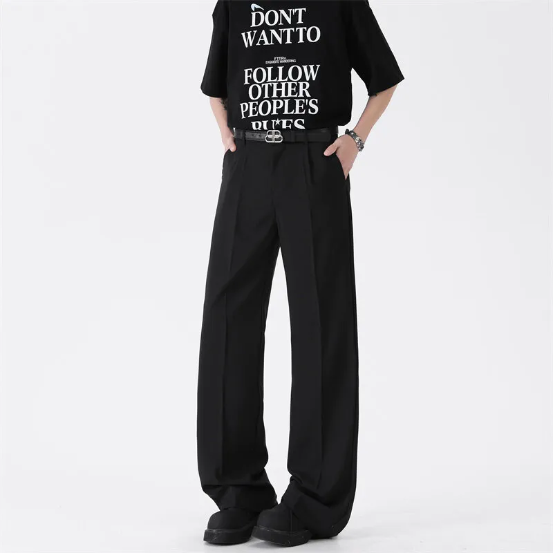K411 Casual Pants Unisex Black-3