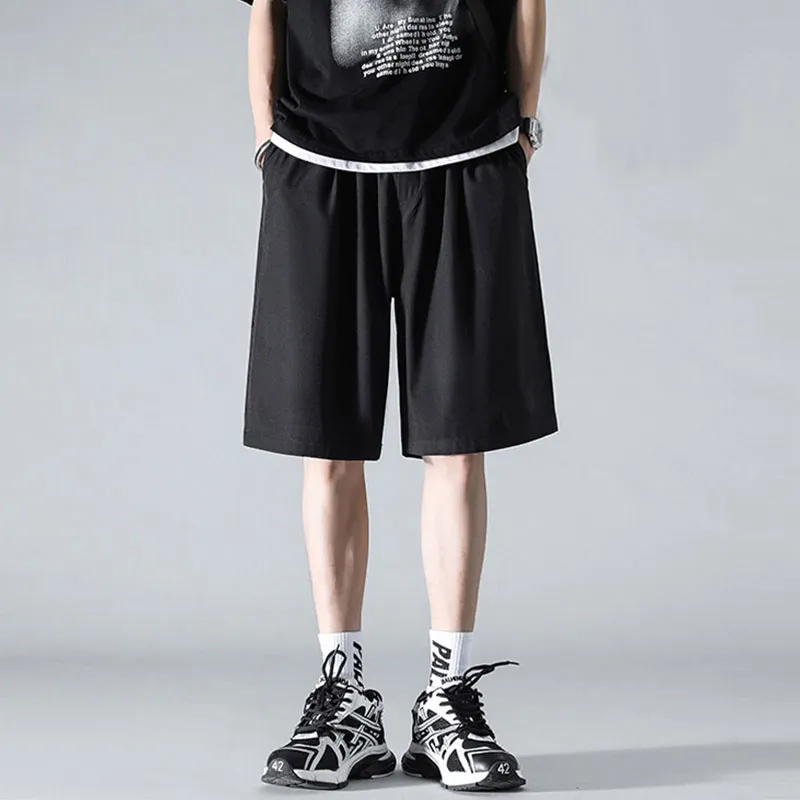 K411 Casual Shorts Unisex Black-1