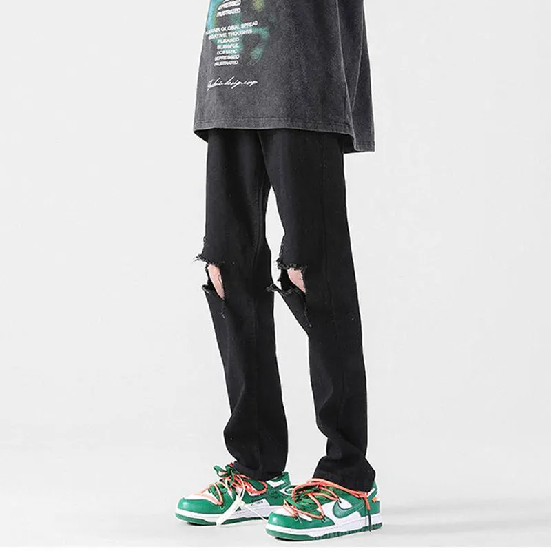 K411 Jeans Unisex Black-3