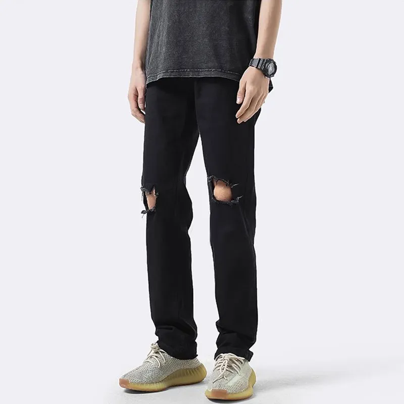 K411 Jeans Unisex Black-4