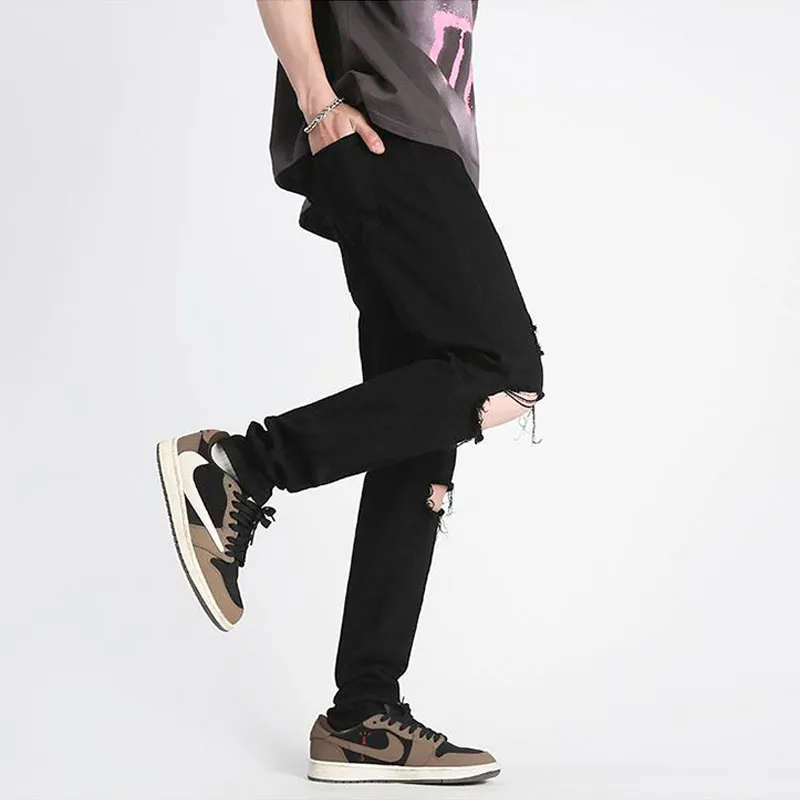 K411 Jeans Unisex Black-2