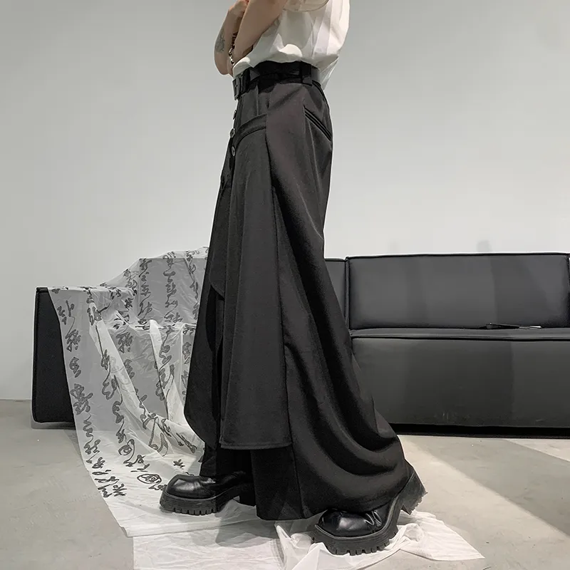 K411 Casual Pants Unisex Black-5
