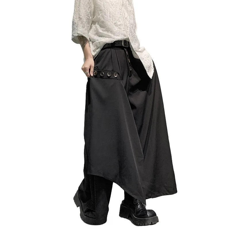 K411 Casual Pants Unisex Black-1
