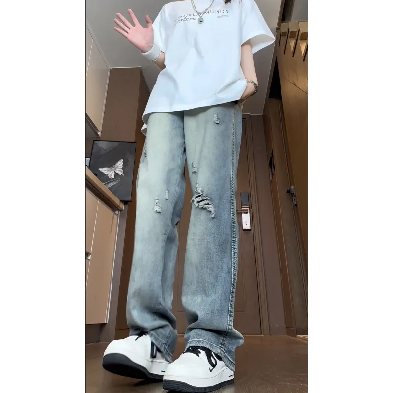 K411 Jeans Unisex Washed Color-5