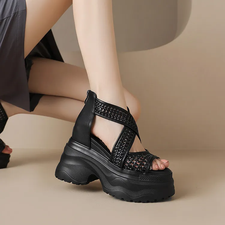 Su Yanjiao Roman Sandals Women's-3