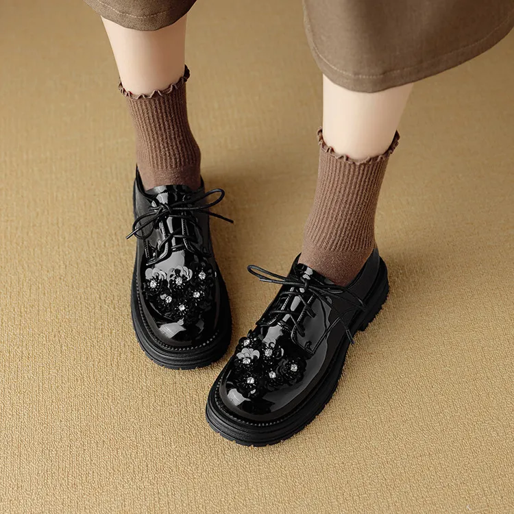 Su Yanjiao Casual Single Shoes 3.5CM Women's-2