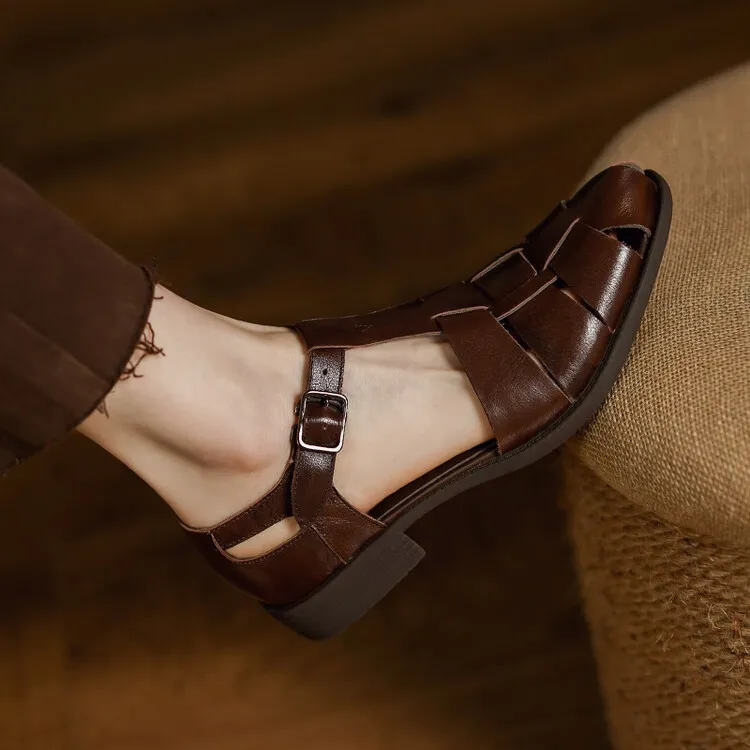 Su Yanjiao Roman Sandals Women's-9