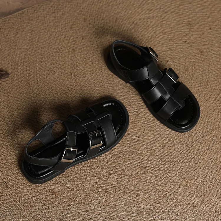 Su Yanjiao Roman Sandals 2CM Women's-3