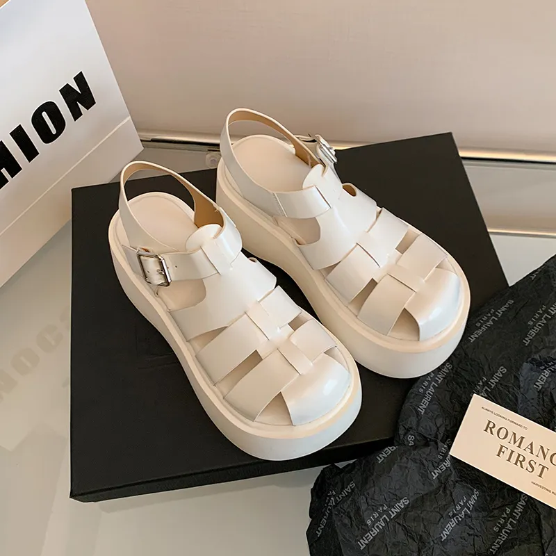 Su Yanjiao Roman Sandals Women's-9