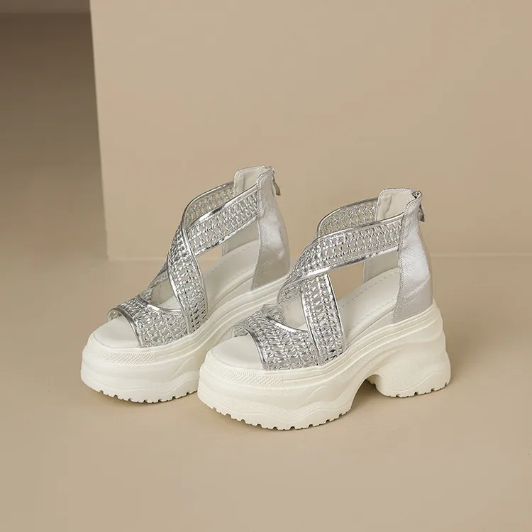 Su Yanjiao Roman Sandals Women's-11