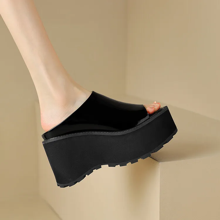 Su Yanjiao Rubber Foam Outsole Quiet, Odor Resistant, Abrasion Resistant Slide Slippers Women's-3