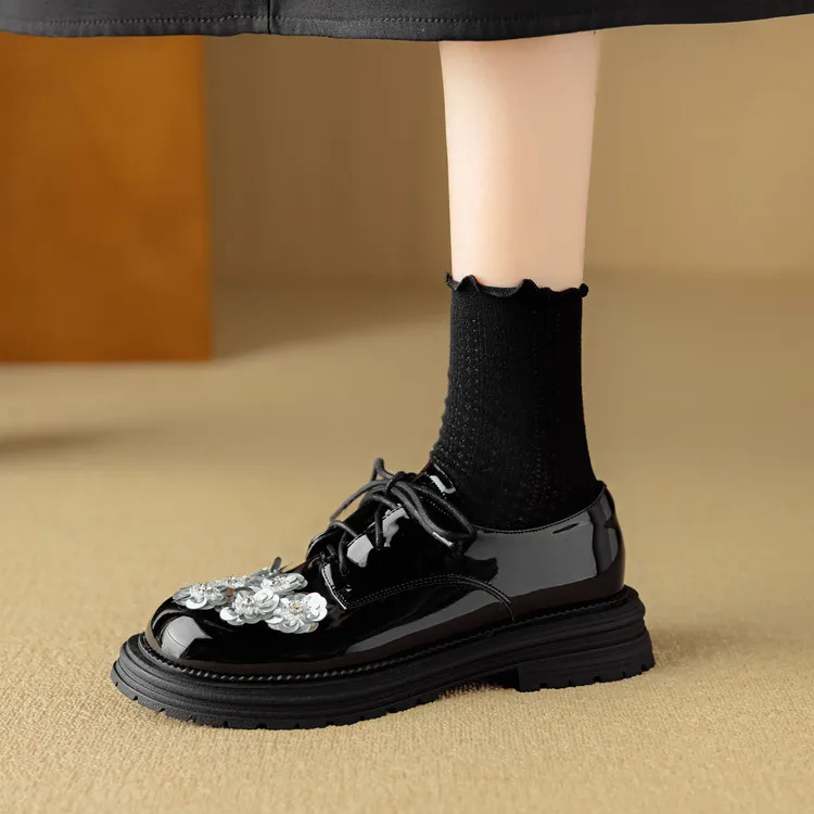 Su Yanjiao Casual Single Shoes 3.5CM Women's-5