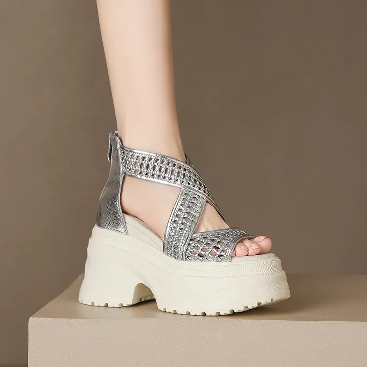 Su Yanjiao Roman Sandals Women's-13