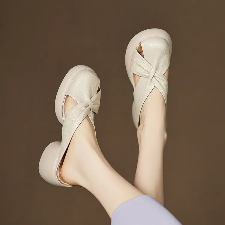 Su Yanjiao Closed Toe Slippers Women's-2