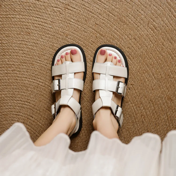 Su Yanjiao Roman Sandals 2CM Women's-7