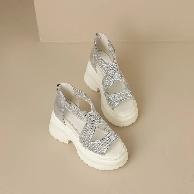 Su Yanjiao Roman Sandals Women's-12