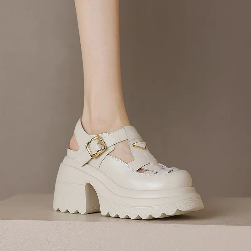 Su Yanjiao Roman Sandals Women's-3