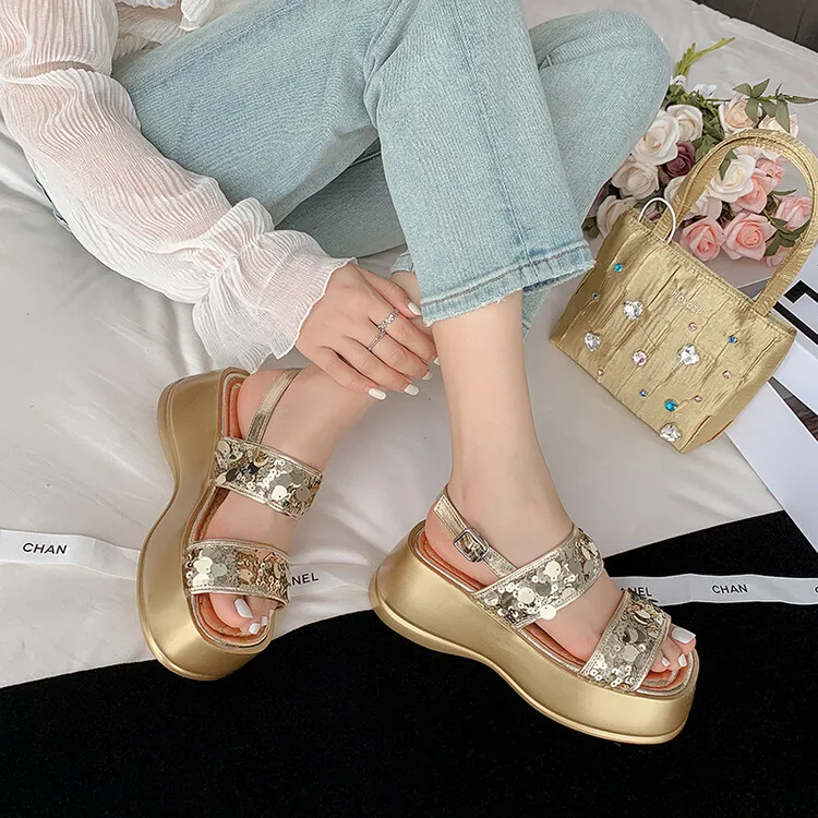 Su Yanjiao One Strap Sandals Women's-7
