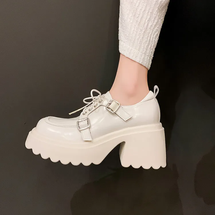 Su Yanjiao Chunky Heel High Heels Women's-1