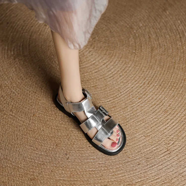 Su Yanjiao Roman Sandals 2CM Women's-11
