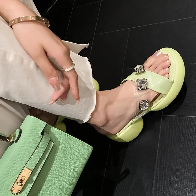 Su Yanjiao Rubber Foam Outsole Slip Resistant Odor Resistant Abrasion Resistant Slide Slippers Women's-9