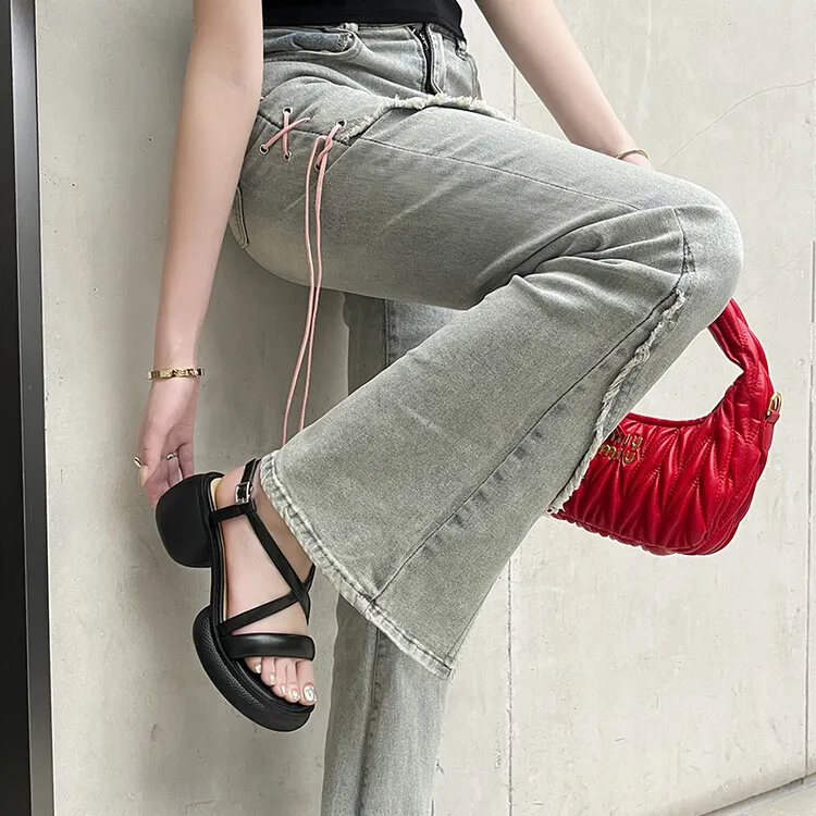 Su Yanjiao One Strap Sandals Women's-3