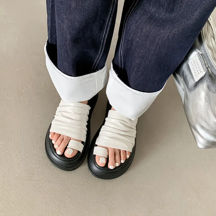 Su Yanjiao Rubber Foam Outsole Quiet Slip Resistant Cushioning Slide Slippers Women's-9