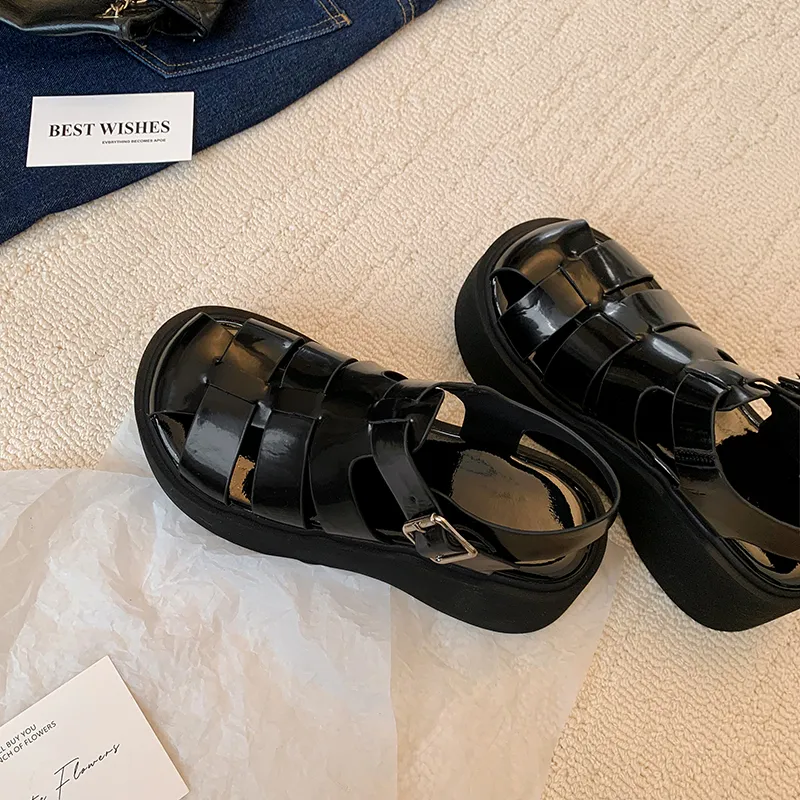 Su Yanjiao Roman Sandals Women's-2