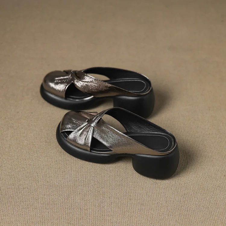 Su Yanjiao Closed Toe Slippers Women's-6