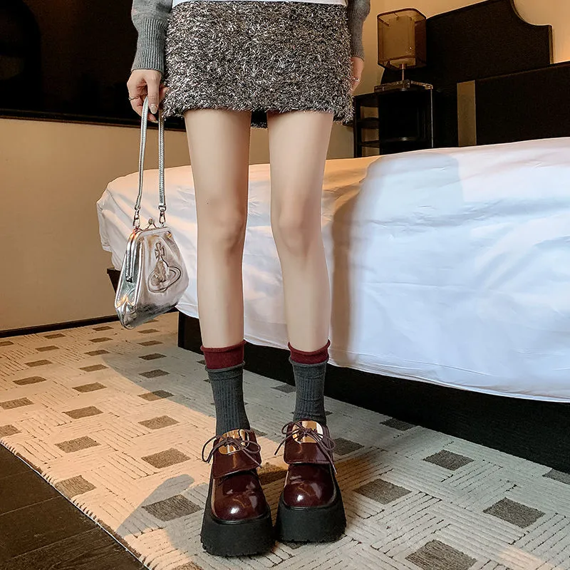 Su Yanjiao Casual Single Shoes 7.5CM Women's-10