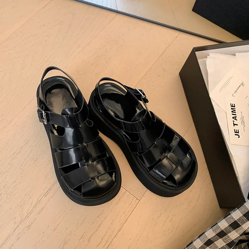 Su Yanjiao Roman Sandals Women's-3