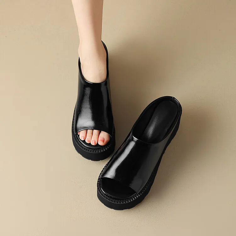 Su Yanjiao Rubber Foam Outsole Quiet, Odor Resistant, Abrasion Resistant Slide Slippers Women's-2