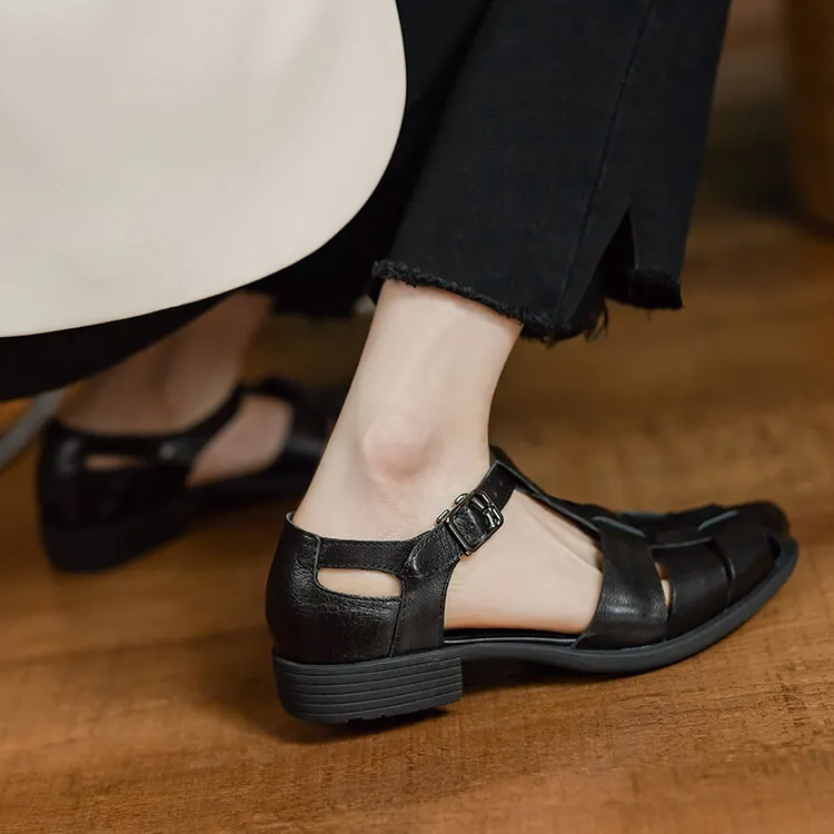 Su Yanjiao Roman Sandals Women's-4